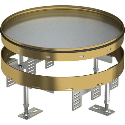 OBO Bettermann - RKR2 9M 25 - Capot d'accès rond - 305mm - Laiton OBO Bettermann - RKR2 9M 25 - Capot d'accès rond - 305mm - Laiton
