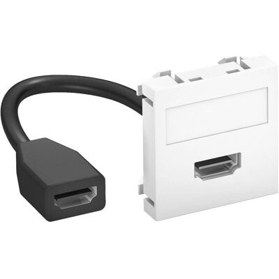 OBO Bettermann Weiß HDMI Multimediaträger 45x45mm - Multimedia Support Bracket OBO Bettermann Weiß HDMI Multimediaträger 45x45mm - Multimedia Support Bracket