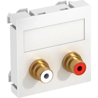 OBO - MTG-2R F RW1 - Blanc - Plastique - Porte-médias OBO - MTG-2R F RW1 - Blanc - Plastique - Porte-médias