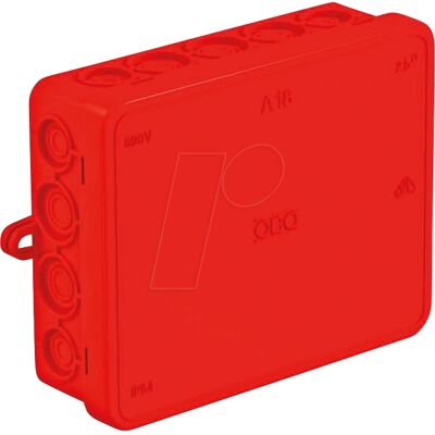 OBO - A18HFRO - Rojo - 125x100x40 - Caja de derivación OBO - A18HFRO - Rojo - 125x100x40 - Caja de derivación