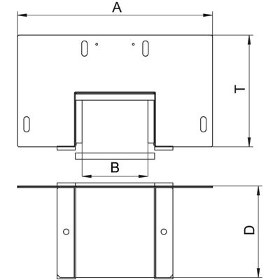 OBO Bettermann BSKM-WA 0711 Wandanschluss - Wand- & Deckenmontage OBO Bettermann BSKM-WA 0711 Wandanschluss - Wand- & Deckenmontage
