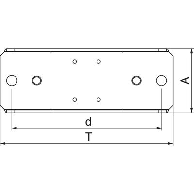 OBO Bettermann Montagesupport - BSKM-AD 1025 - Metall OBO Bettermann Montagesupport - BSKM-AD 1025 - Metall