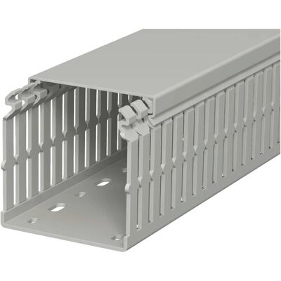 OBO Bettermann 6178426 Kabelkanal - 75x75mm, 2m, Steingrau OBO Bettermann 6178426 Kabelkanal - 75x75mm, 2m, Steingrau