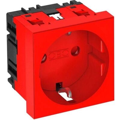 OBO Bettermann - 6120014 - 1-gang - Terre 250V - Prise de courant OBO Bettermann - 6120014 - 1-gang - Terre 250V - Prise de courant