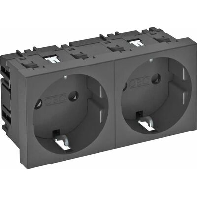 OBO Bettermann - Modell STD-D0SWGR2 - 2-fach Schutzkontakt - 250V OBO Bettermann - Modell STD-D0SWGR2 - 2-fach Schutzkontakt - 250V