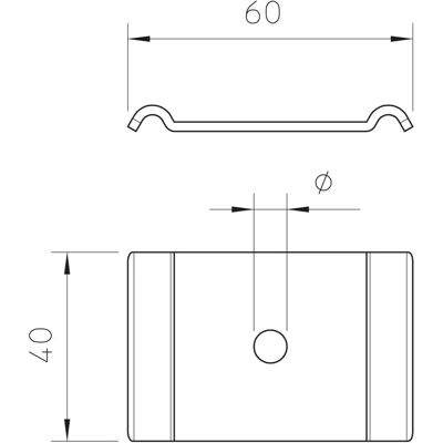 OBO Bettermann 6015263 Accessoire de montage en métal - Fixation de canalisations - Publicité OBO Bettermann 6015263 Accessoire de montage en métal - Fixation de canalisations - Publicité
