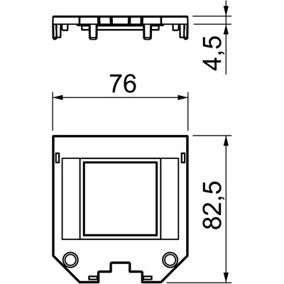 OBO-BETTERMANN UT3 P1 Abdeckplatte - Elektrische Anlagen OBO-BETTERMANN UT3 P1 Abdeckplatte - Elektrische Anlagen