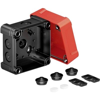 OBO - X02 SW-RO - Rood deksel - IP67 - Kabeldoos OBO - X02 SW-RO - Rood deksel - IP67 - Kabeldoos
