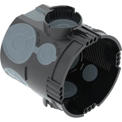 Obo Bettermann 2003708 Caja de unión ventilada - 66mm Profundidad, Negro Obo Bettermann 2003708 Caja de unión ventilada - 66mm Profundidad, Negro