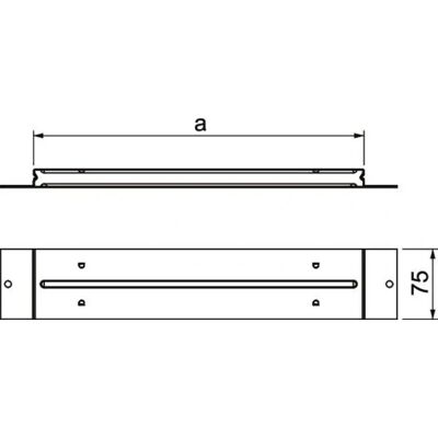 OBO Bettermann - Kabelschutz - 7400996 - Stahl, Verzinkt, 2-teilig OBO Bettermann - Kabelschutz - 7400996 - Stahl, Verzinkt, 2-teilig