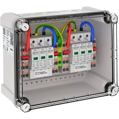 OBO Bettermann 5088445 - Boîte de jonction de générateur pour installations photovoltaïques - Publicité OBO Bettermann 5088445 - Boîte de jonction de générateur pour installations photovoltaïques - Publicité