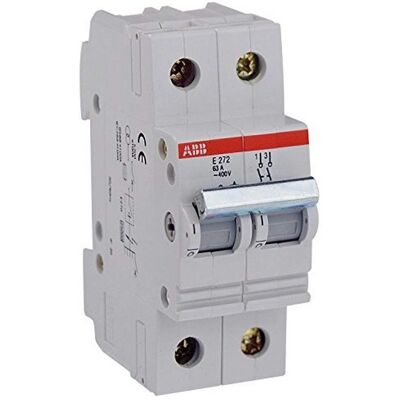 Interrupteur ABB - Bipolaire Type AC - 63A - Publicité Interrupteur ABB - Bipolaire Type AC - 63A - Publicité