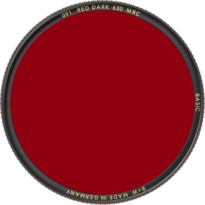 B&W Rot Dunkel 630 (091) - Rotationsfilter B&W Rot Dunkel 630 (091) - Rotationsfilter