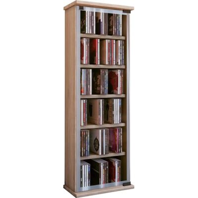 VCM Sonoma Eiche CD DVD Stand - Media Storage Cabinet VCM Sonoma Eiche CD DVD Stand - Media Storage Cabinet