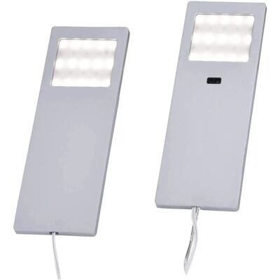 Ensemble de 2 luminaires LED sous-meuble Helena - Éclairage de travail - Publicité Ensemble de 2 luminaires LED sous-meuble Helena - Éclairage de travail - Publicité
