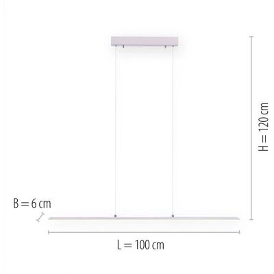 Suspension LED Pure-Lite avec variateur et CCT - Publicité Suspension LED Pure-Lite avec variateur et CCT - Publicité