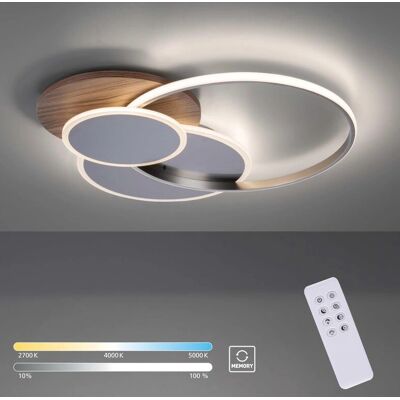 Paul Neuhaus Palma - Dimmbare LED-Deckenleuchte - 65cm - Braun Paul Neuhaus Palma - Dimmbare LED-Deckenleuchte - 65cm - Braun