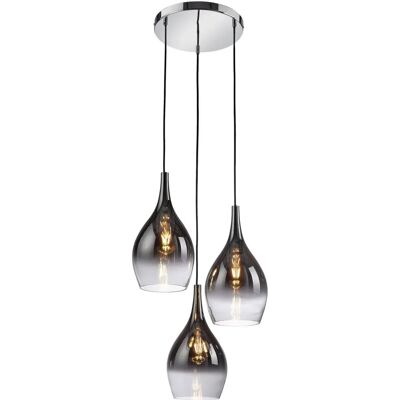 Paul Neuhaus PILUA - 3-flammige chrom Pendelleuchte für Esszimmer Paul Neuhaus PILUA - 3-flammige chrom Pendelleuchte für Esszimmer