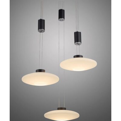 Lampada a Sospensione LED Nera Lautada Dimmable - Lampada a Soffitto Lampada a Sospensione LED Nera Lautada Dimmable - Lampada a Soffitto