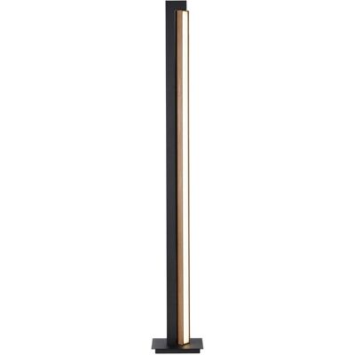 Lampadaire LED PURE-LINES - 155cm - Dimmable, bois et anthracite - Publicité Lampadaire LED PURE-LINES - 155cm - Dimmable, bois et anthracite - Publicité