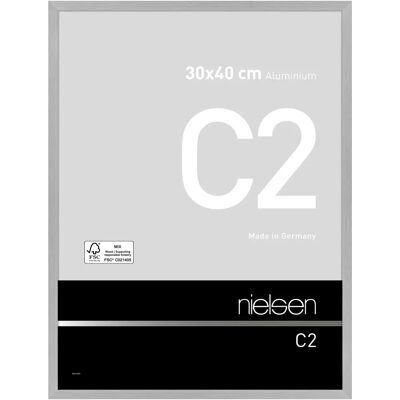 Nielsen 63064 Cadre en aluminium - 30x40 cm, Argent mat - Cadre photo - Publicité Nielsen 63064 Cadre en aluminium - 30x40 cm, Argent mat - Cadre photo - Publicité