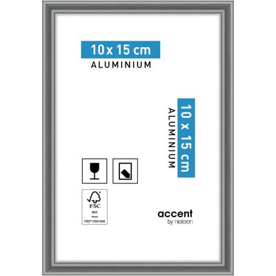 Nielsen Design Nielsen Fotolijst 51225 Staalgrijs 10x15 - Fotolijst Nielsen Design Nielsen Fotolijst 51225 Staalgrijs 10x15 - Fotolijst