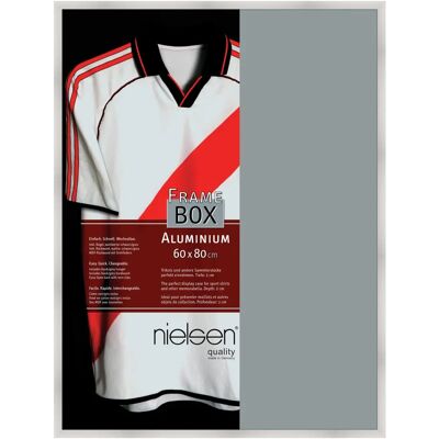Nielsen Frame Box II Zilver 60x80 cm - Fotolijst Nielsen Frame Box II Zilver 60x80 cm - Fotolijst