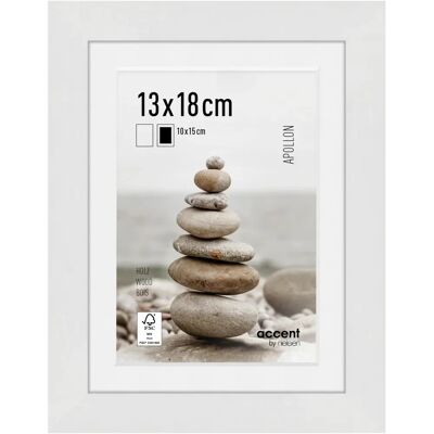 Nielsen Design Nielsen Fotolijst Apollon Weiß 13x18 / 10x15 cm - Photo Frame Nielsen Design Nielsen Fotolijst Apollon Weiß 13x18 / 10x15 cm - Photo Frame