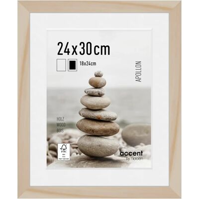 Cadre Photo Nielsen Design Apollon Bois Naturel - 24x30 cm - Publicité Cadre Photo Nielsen Design Apollon Bois Naturel - 24x30 cm - Publicité