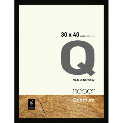 Nielsen Quadrum Træramme - Sort 30x40cm - Ramme Nielsen Quadrum Træramme - Sort 30x40cm - Ramme