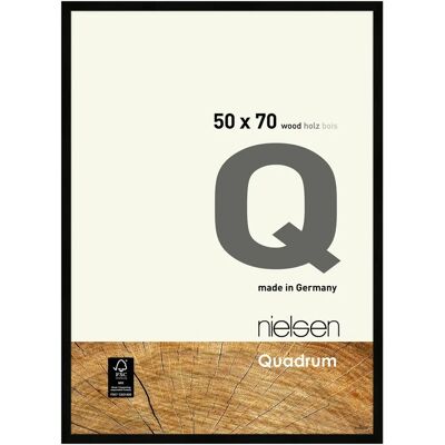 Nielsen Quadrum 50 x 70cm Wooden Picture Frame - Black - Photo, Art Display Nielsen Quadrum 50 x 70cm Wooden Picture Frame - Black - Photo, Art Display