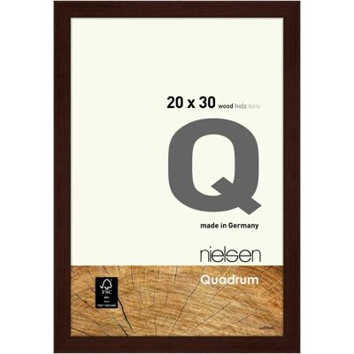 Nielsen Cadre en Bois Wengé 20x30cm FSC - Cadre photo - Publicité Nielsen Cadre en Bois Wengé 20x30cm FSC - Cadre photo - Publicité
