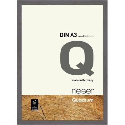 Nielsen A3 Wooden Picture Frame - Grey - Picture Frame Nielsen A3 Wooden Picture Frame - Grey - Picture Frame