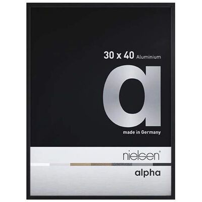 Nielsen - Alpha Square Aluminium Photo Frame - Matt Black - Photo Frame Nielsen - Alpha Square Aluminium Photo Frame - Matt Black - Photo Frame