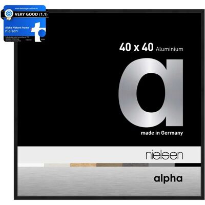 Nielsen Alpha quadratische Aluminium-Fotorahmen - Schwarz - Bilderrahmen Nielsen Alpha quadratische Aluminium-Fotorahmen - Schwarz - Bilderrahmen