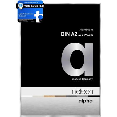 Nielsen Premium Alpha Silver Picture Frame - 42x59.4 cm Nielsen Premium Alpha Silver Picture Frame - 42x59.4 cm