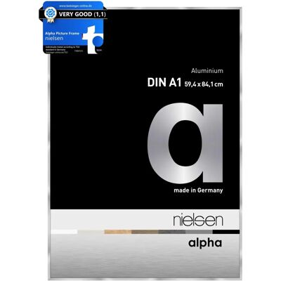 Nielsen Premium Alpha Silver Picture Frame - 59.4x84cm Nielsen Premium Alpha Silver Picture Frame - 59.4x84cm
