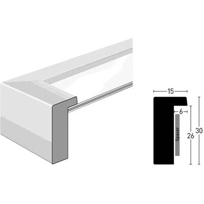 Nielsen Design 1134001 Cornice in Legno Bianco - Cornice Fotografica Nielsen Design 1134001 Cornice in Legno Bianco - Cornice Fotografica