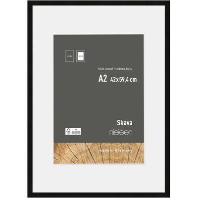 Nielsen Skava A2 Wooden Picture Frame - Black Nielsen Skava A2 Wooden Picture Frame - Black