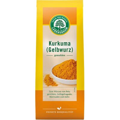 Kurkuma gemahlen BIO 50 g - LEBENSBAUM Kurkuma gemahlen BIO 50 g - LEBENSBAUM