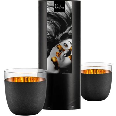 Eisch Cosmo Schwarz & Gold Kristallglas-Set - Luxus Trinkgeschirr Eisch Cosmo Schwarz & Gold Kristallglas-Set - Luxus Trinkgeschirr