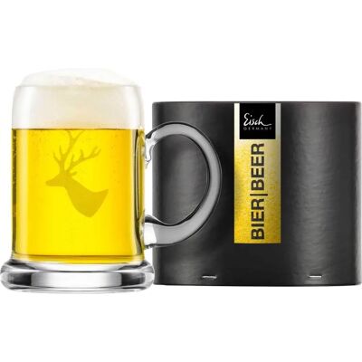 Eisch Chalet Kristallbierkrug - 500ml, Handgefertigt, Deutschland Eisch Chalet Kristallbierkrug - 500ml, Handgefertigt, Deutschland