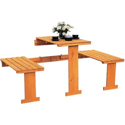 PROMADINO Gartenmöbelset - Braun, 4 Sitzplätze, Klappbar, mit Auflagen PROMADINO Gartenmöbelset - Braun, 4 Sitzplätze, Klappbar, mit Auflagen