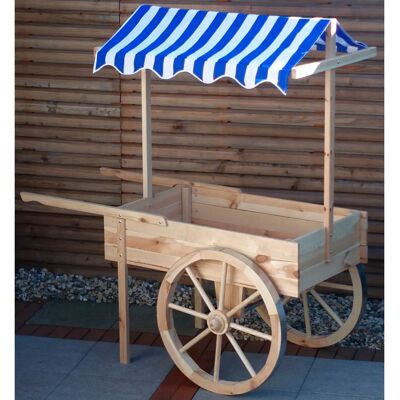 PROMADINO - Marktwagen - beige natur - L173 x B82 x H184 cm - Transportwagen PROMADINO - Marktwagen - beige natur - L173 x B82 x H184 cm - Transportwagen