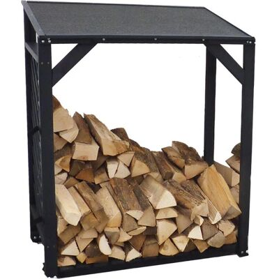 PROMADINO Speyer Kaminholzregal-Erweiterung - Holzlager grau PROMADINO Speyer Kaminholzregal-Erweiterung - Holzlager grau