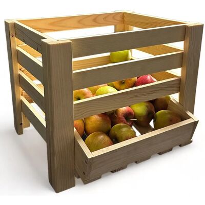 PROMADINO Kartoffelkiste - Holzaufbewahrungsbox - Natur PROMADINO Kartoffelkiste - Holzaufbewahrungsbox - Natur