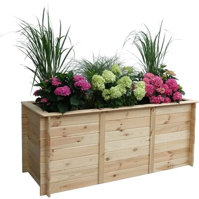 PROMADINO Holz Hochbeet - 80x85x200 cm - Gartenmöbel PROMADINO Holz Hochbeet - 80x85x200 cm - Gartenmöbel