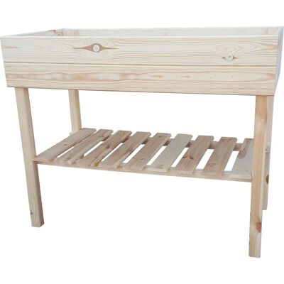 PROMADINO Beiger Pflanzkübel - Garten Holzbehälter PROMADINO Beiger Pflanzkübel - Garten Holzbehälter