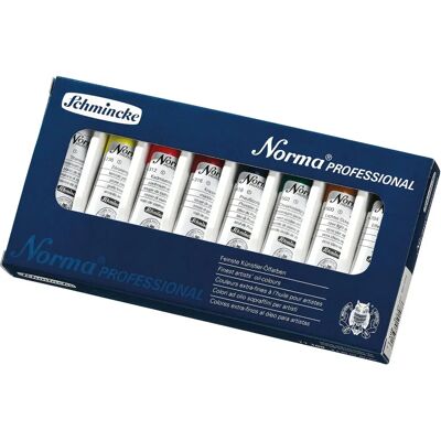 Zestaw farb olejnych Schmincke Norma - 8 x 20ml Zestaw farb olejnych Schmincke Norma - 8 x 20ml