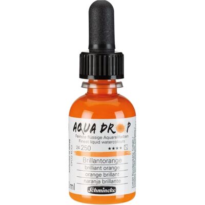 Schmincke - Aquarello Liquido Aqua Drop 30ml - Orange - Publicité Schmincke - Aquarello Liquido Aqua Drop 30ml - Orange - Publicité